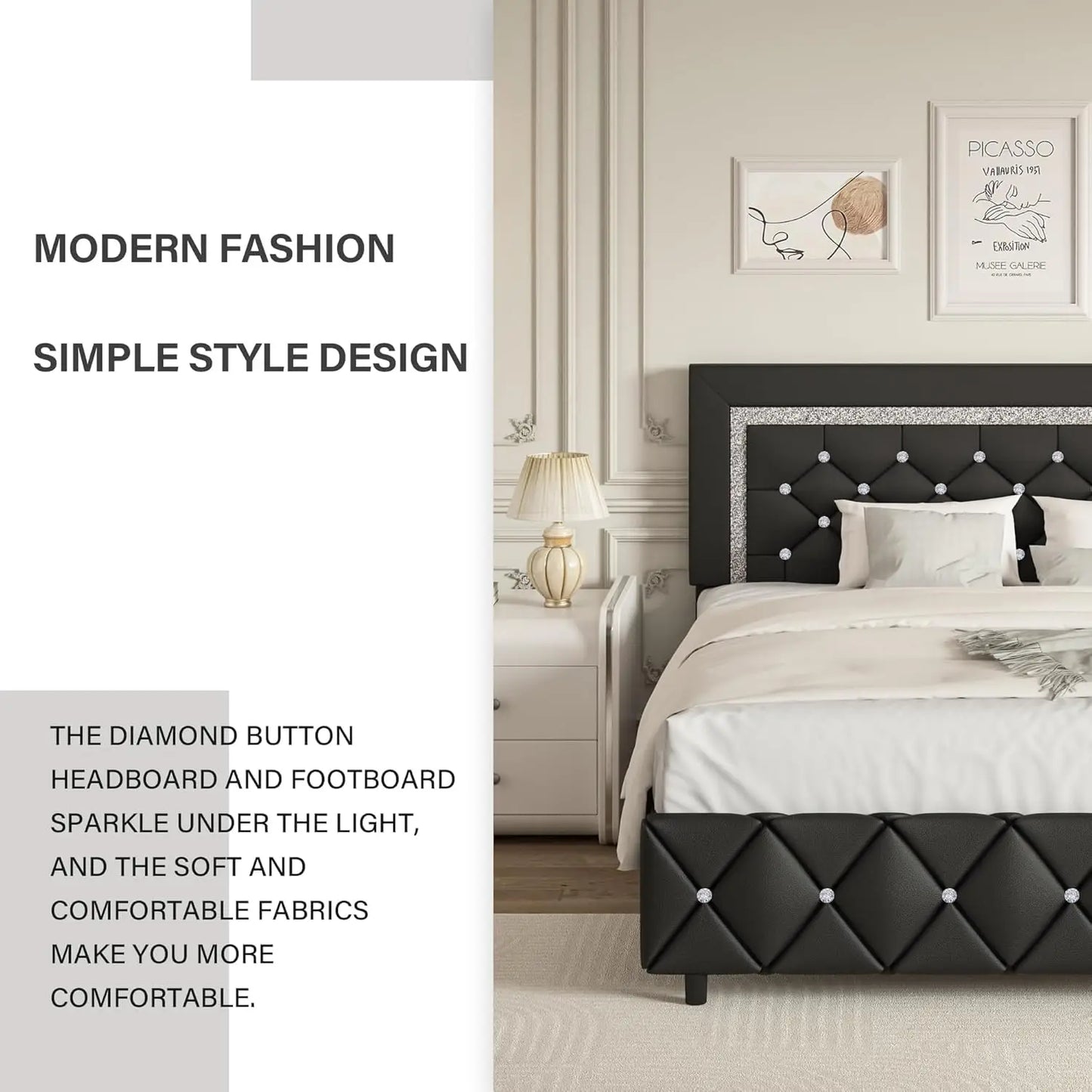 Full Size Bed Frame With Headboard