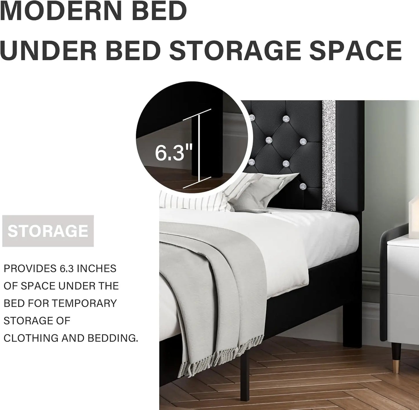Full Size Bed Frame With Headboard