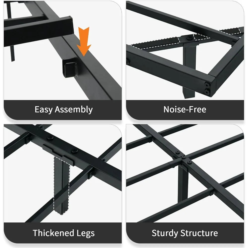 King Size Metal Platform Bed