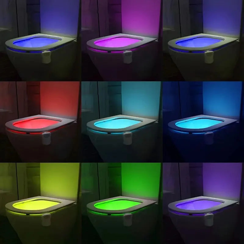 Toilet Bowl Night Light with Motion