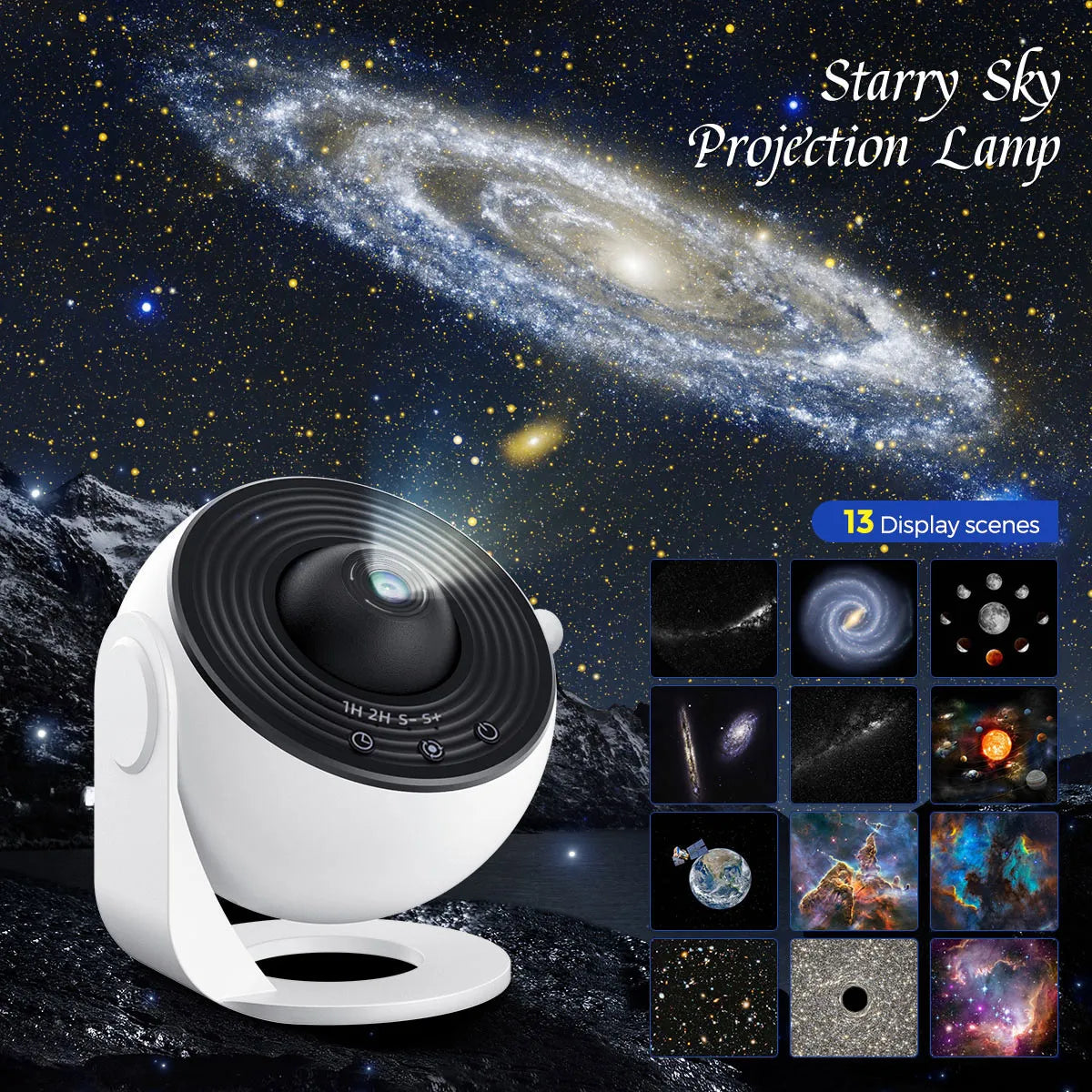 Planetarium Galaxy Star Projector for Bedroom,