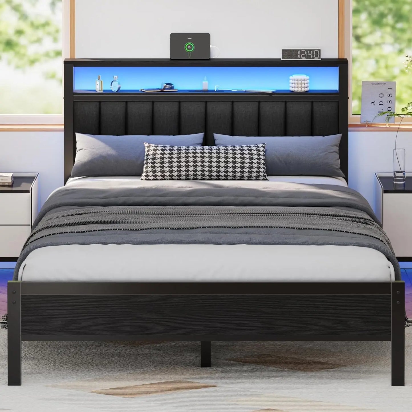 Queen Size Platform Bed Frame