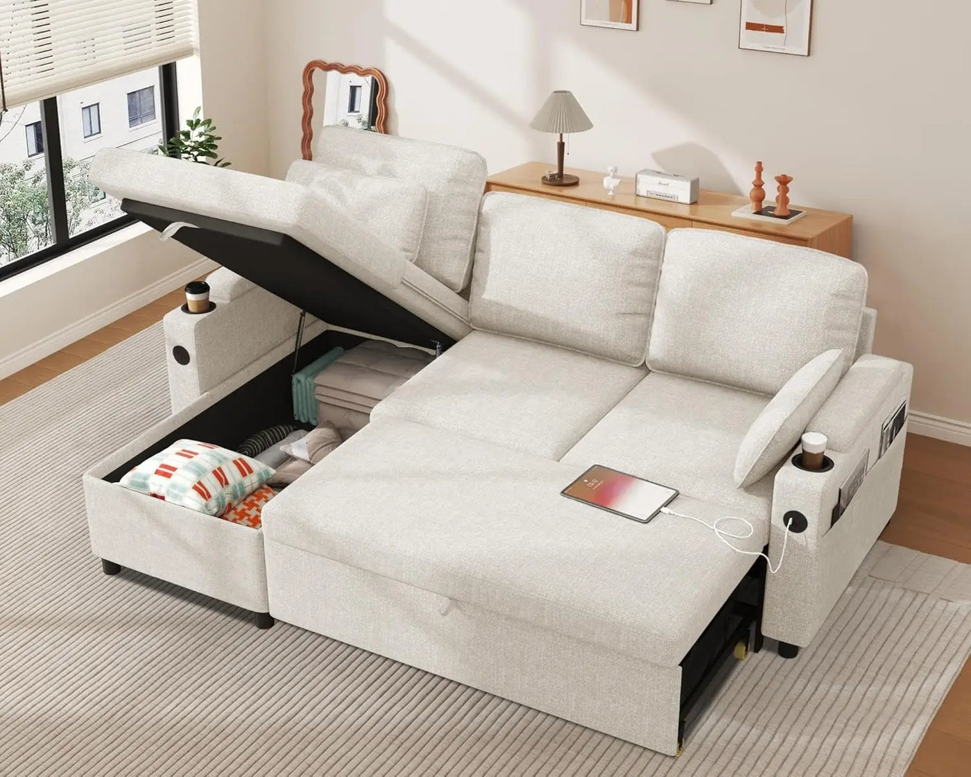 A Living Room Sofa Bed