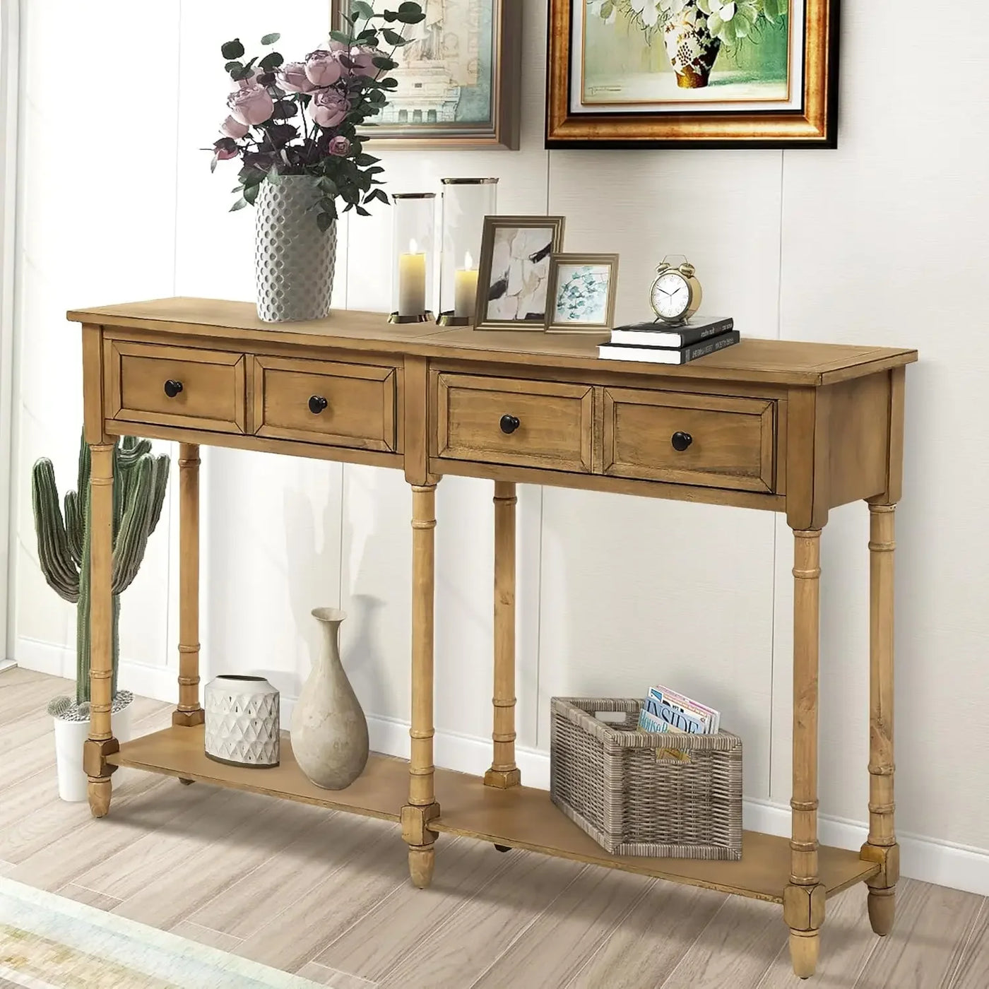 Solid Wood Console / Living Room Table