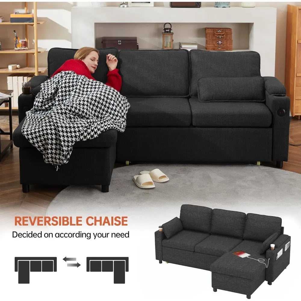 A Living Room Sofa Bed