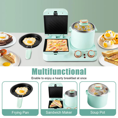 3in1 Electric Sandwich Breakfast Machine