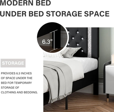 Full Size Bed Frame With Headboard