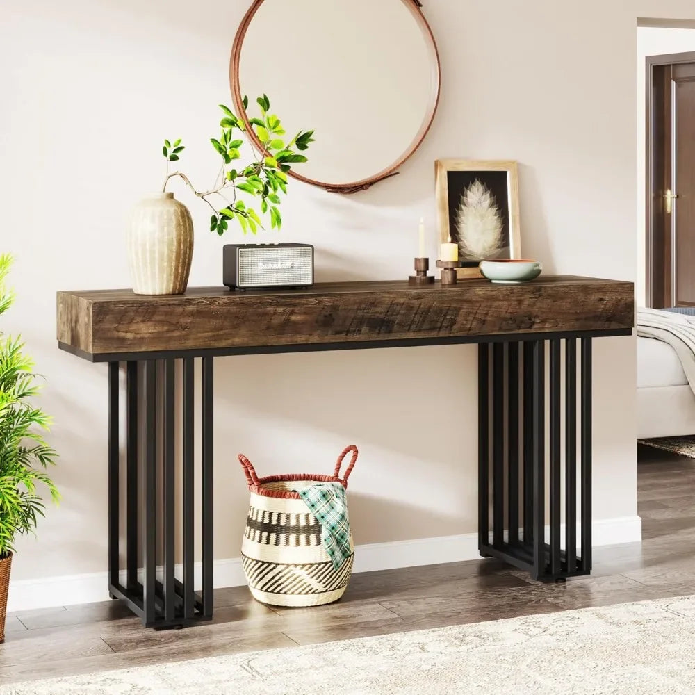 55-Inch Console Table for Entryway