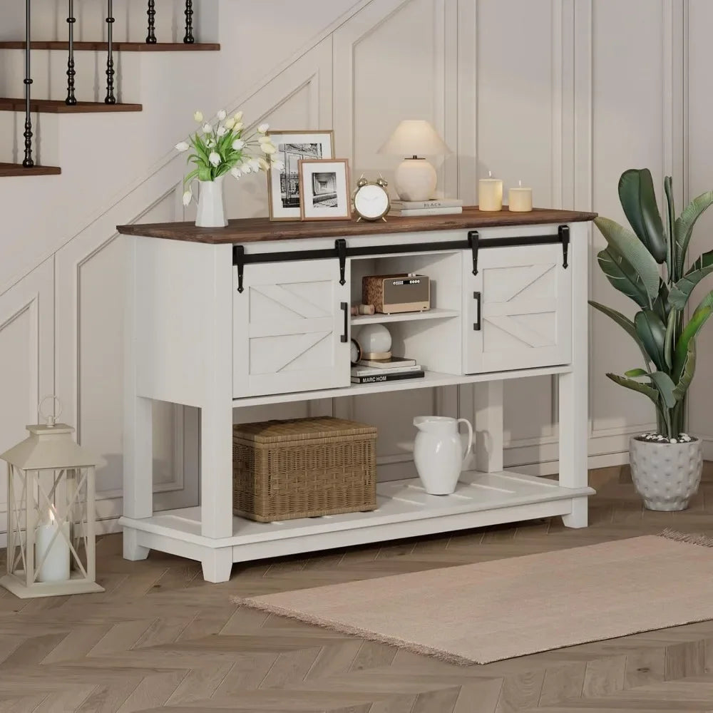 Farmhouse Entryway Console And Table