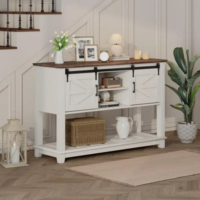 Farmhouse Entryway Console And Table