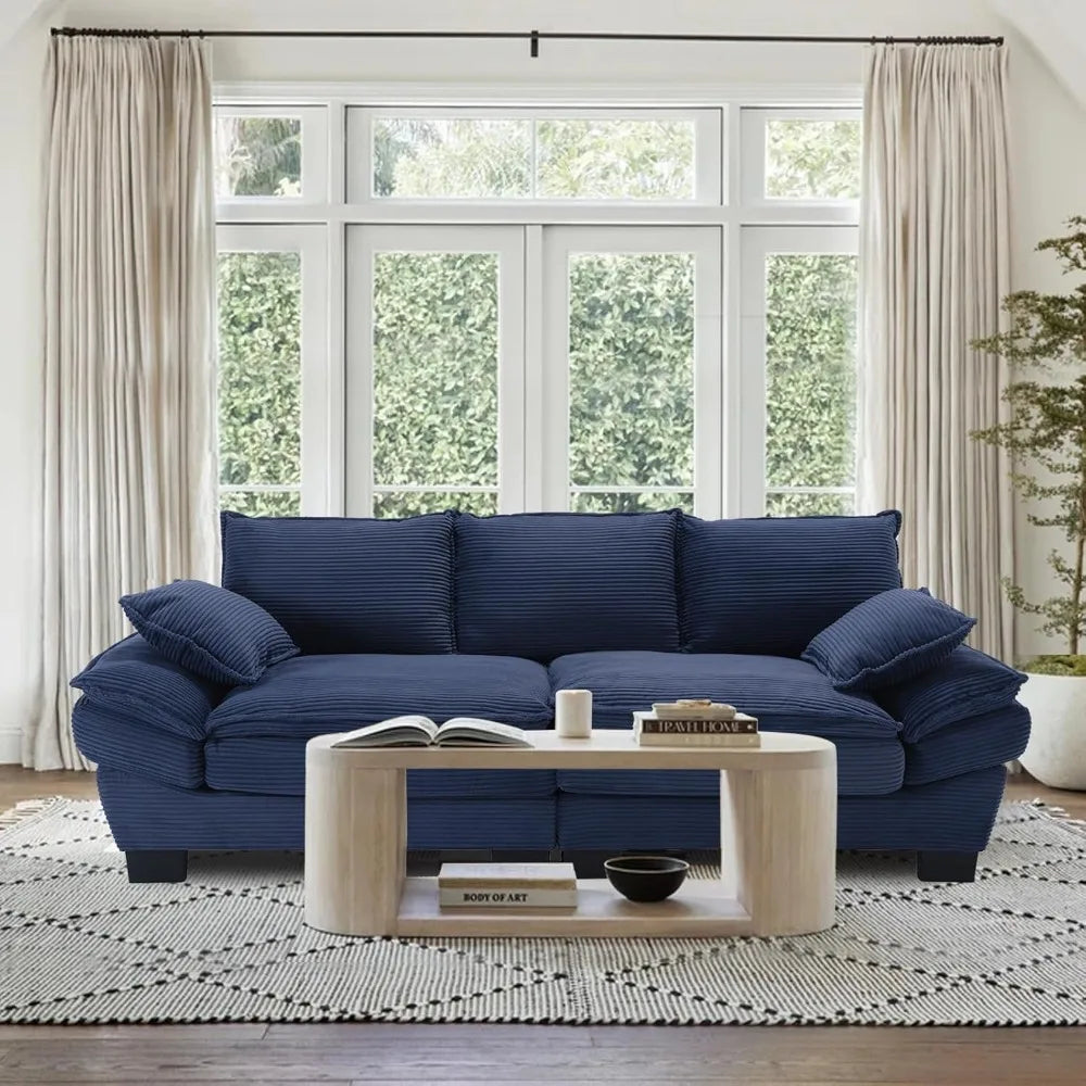 Modern 90" Oversized Loveseat Sofa