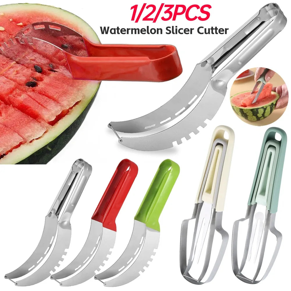 1/2/3PCS Stainless Steel Watermelon Cutter