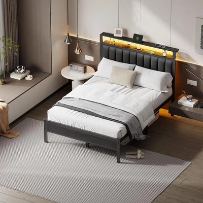 Queen Size Platform Bed Frame