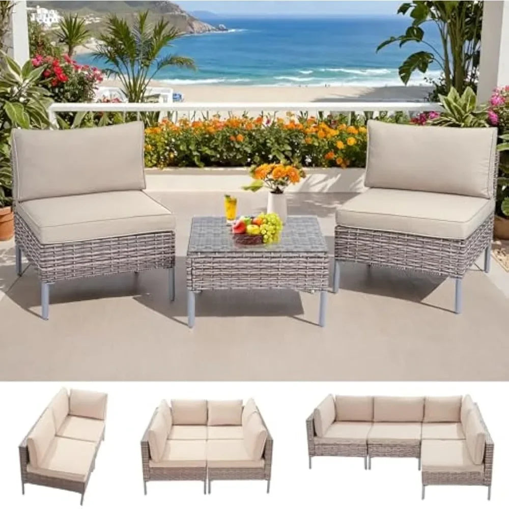 3 Piece Outdoor Patio Furniture Set
