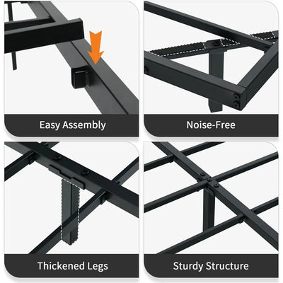 King Size Metal Platform Bed