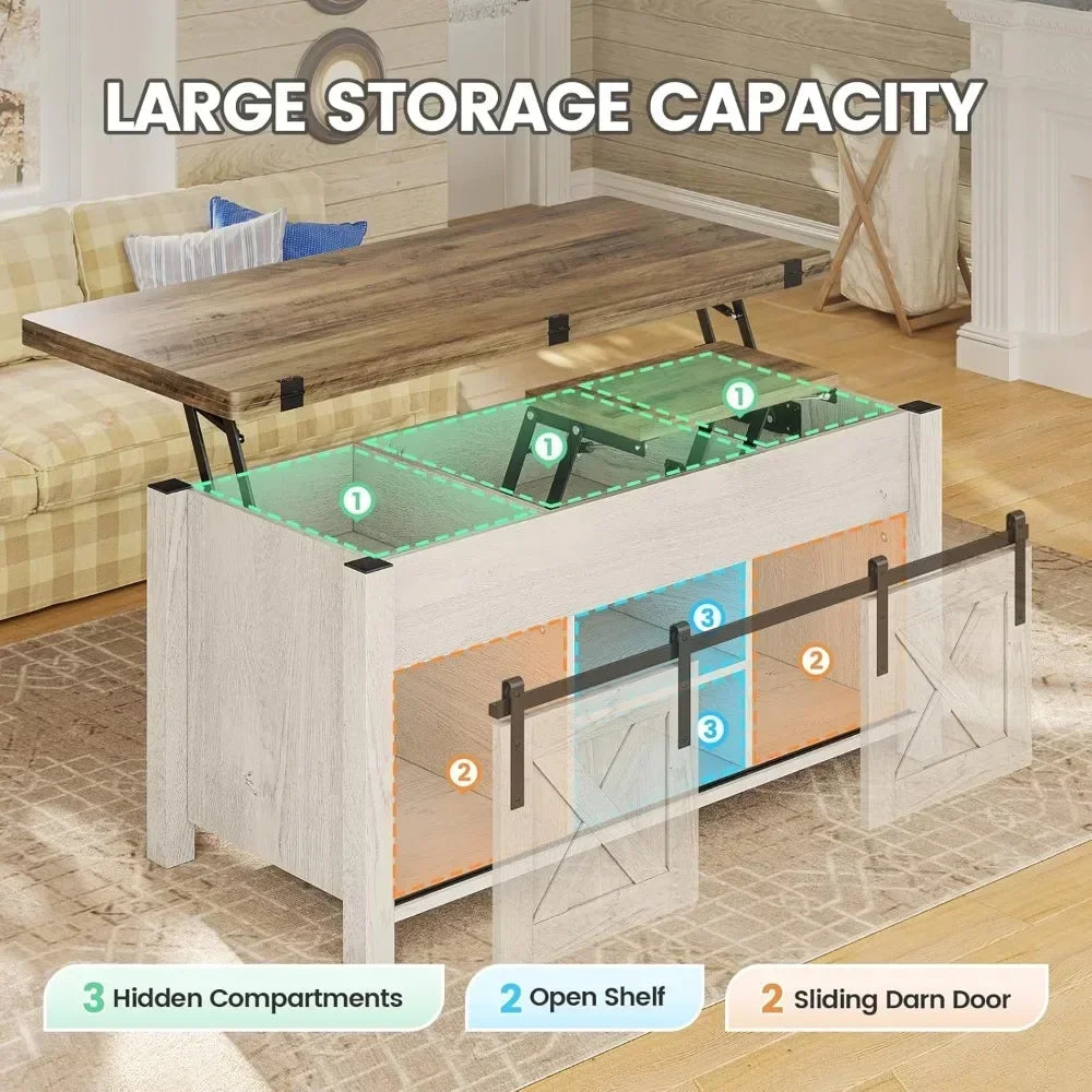 4 in 1 Lift Top Coffee Table
