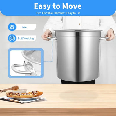 30 Quart Stainless Steel Stockpot