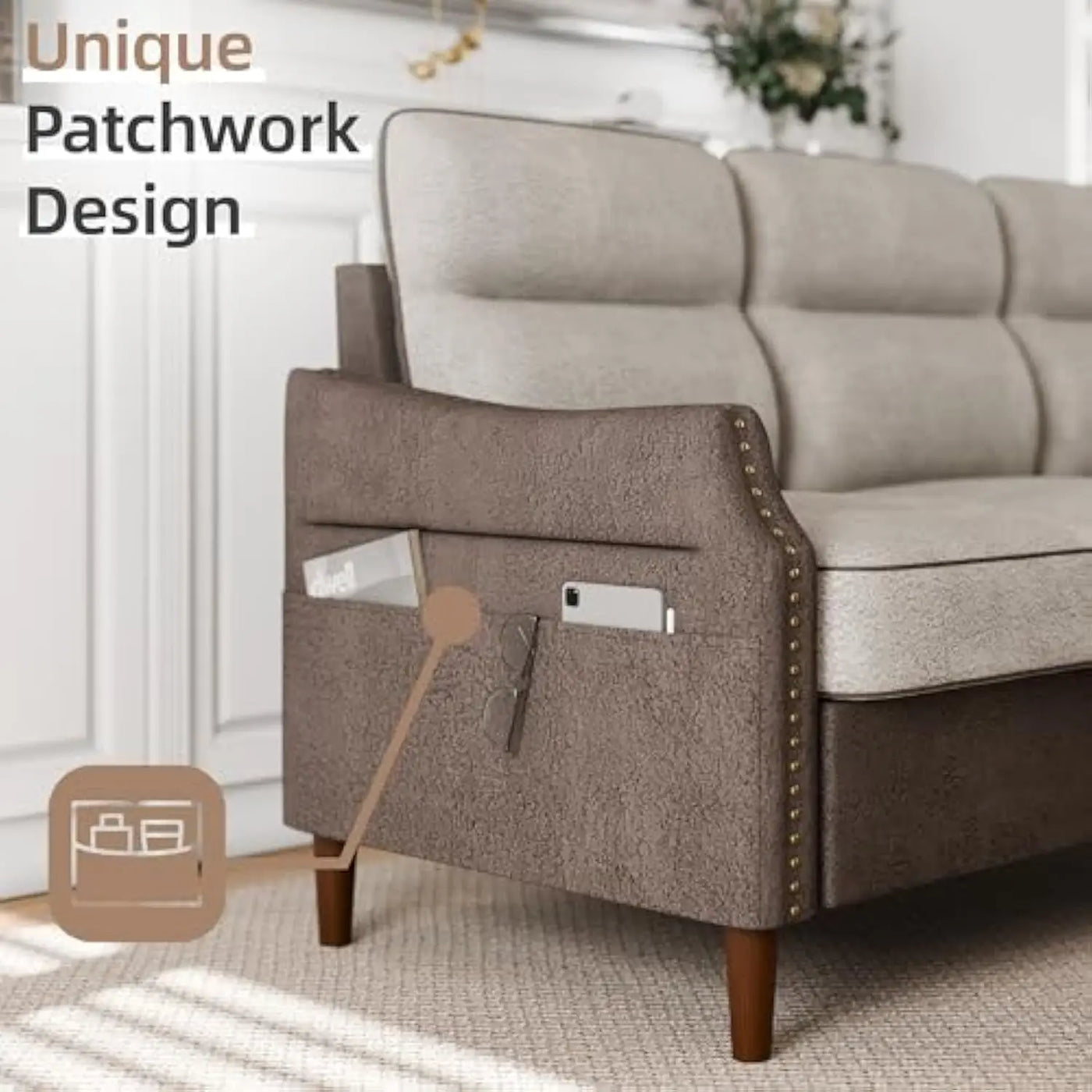 L Shaped Convertible Sofa Couch