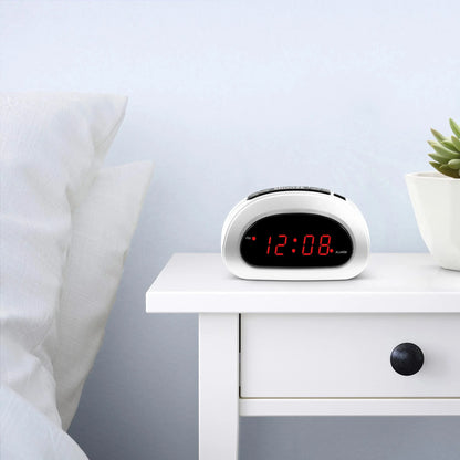 SHARP White Digital Alarm Clock