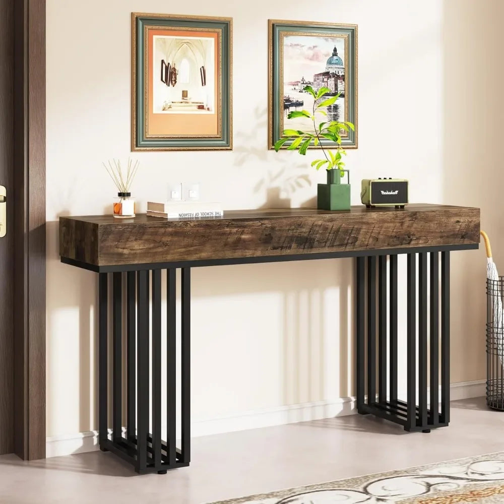 55-Inch Console Table for Entryway