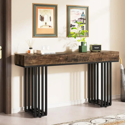 55-Inch Console Table for Entryway