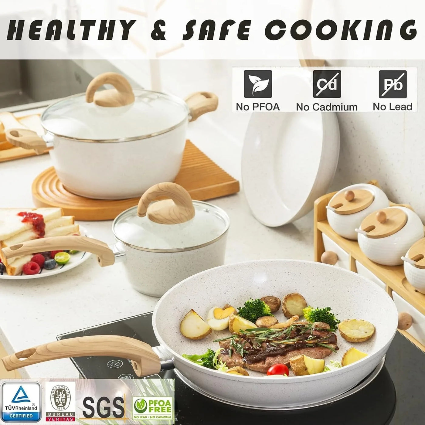 Ceramic Non Stick Pan Set