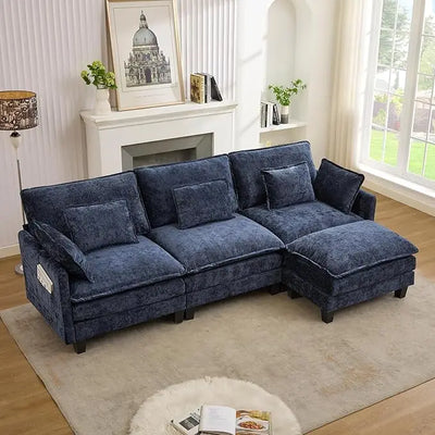 113 "L-shaped sofa set modular