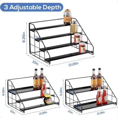 Spice Rack Organizer for Cabinet