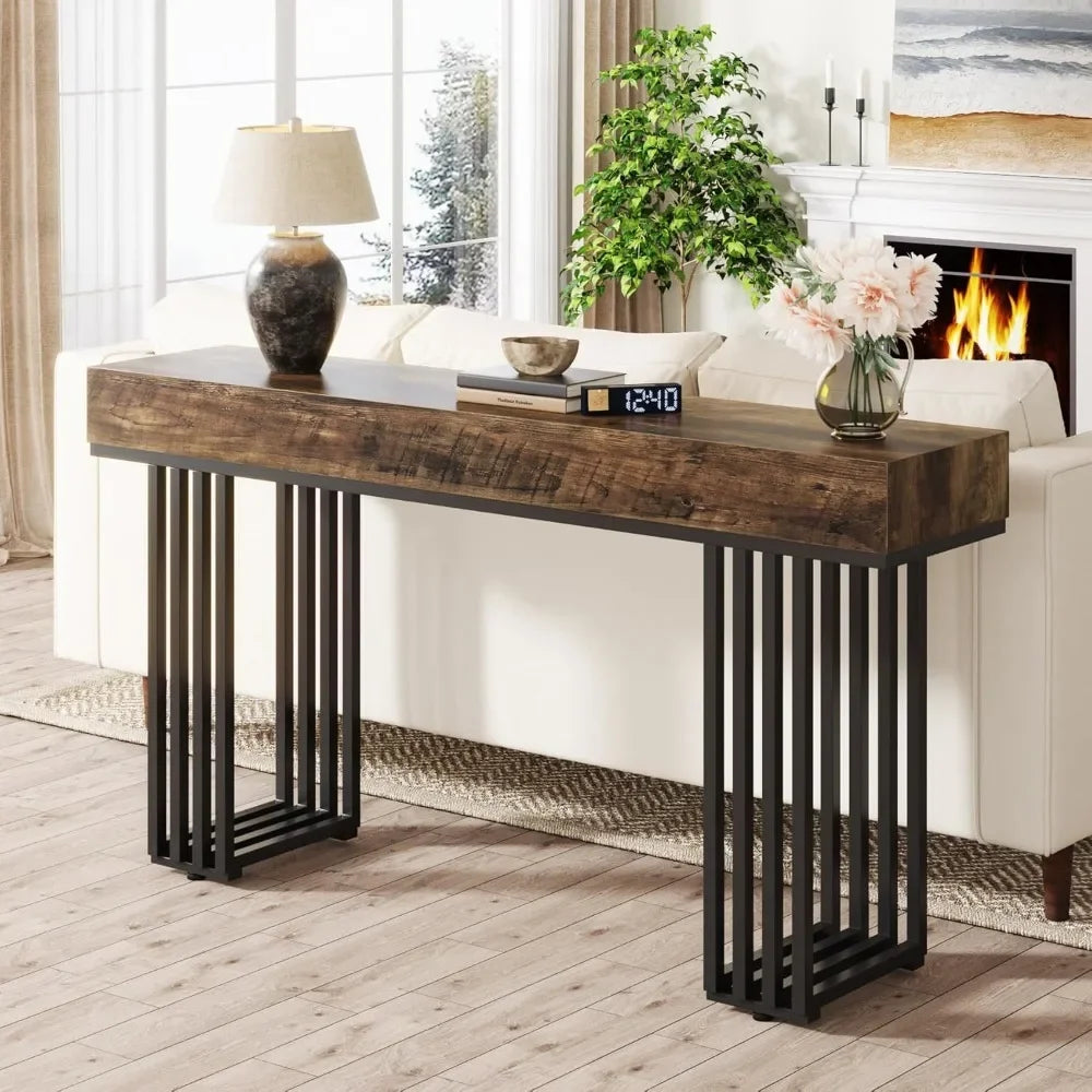 55-Inch Console Table for Entryway