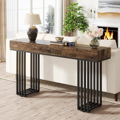 55-Inch Console Table for Entryway