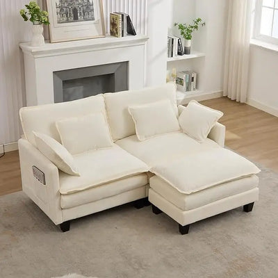 113 "L-shaped sofa set modular