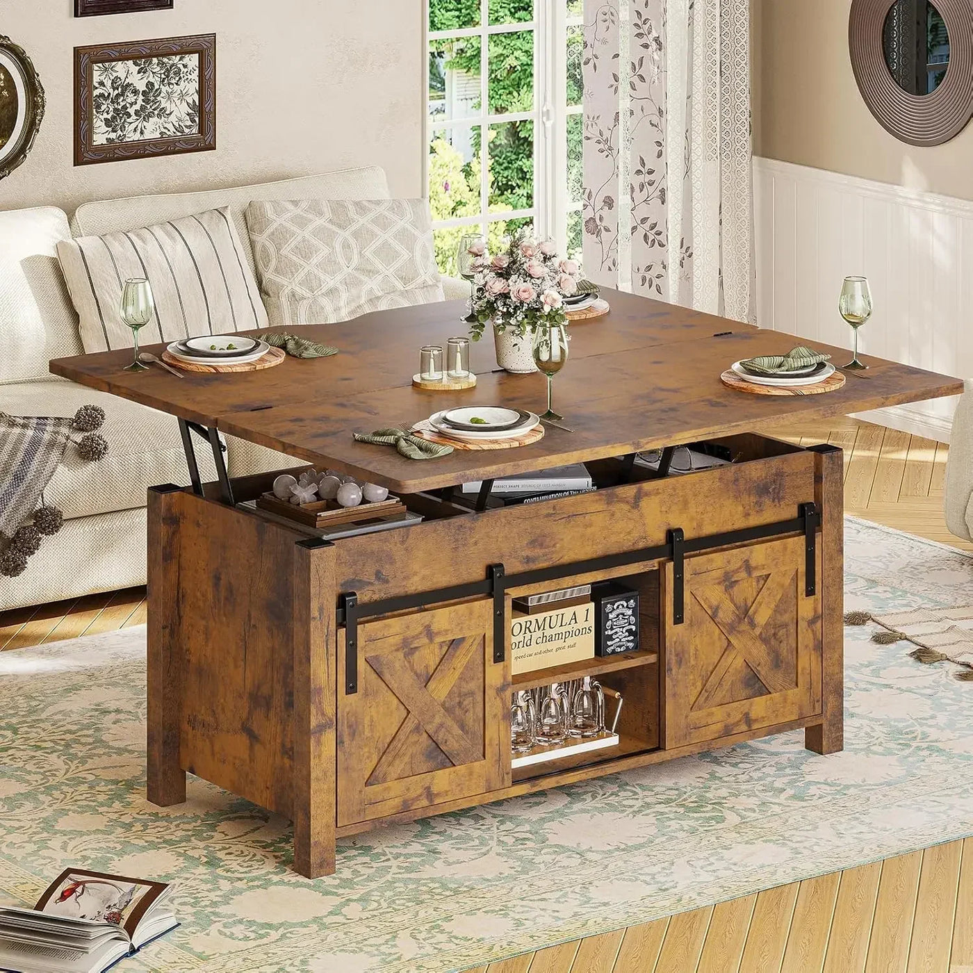 4 in 1 Lift Top Coffee Table