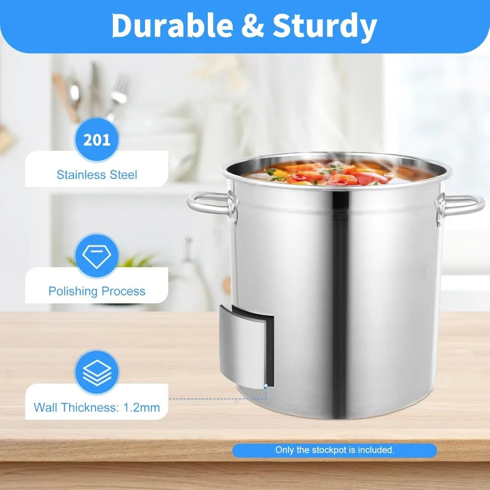 30 Quart Stainless Steel Stockpot