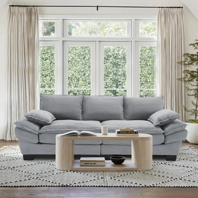 Modern 90" Oversized Loveseat Sofa