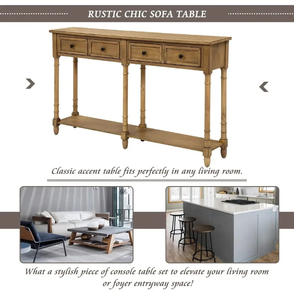 Solid Wood Console / Living Room Table
