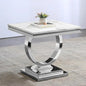 White Marble Console With Mirror