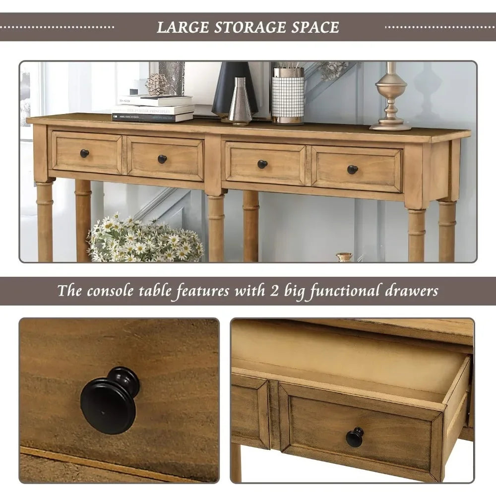 Solid Wood Console / Living Room Table