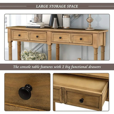 Solid Wood Console / Living Room Table